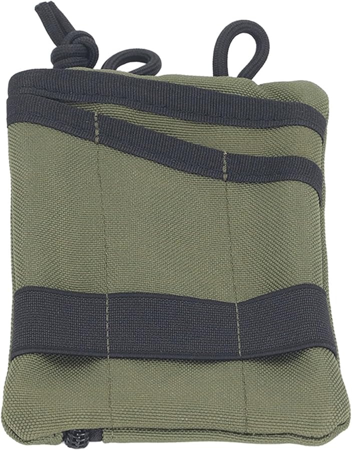 حقيبة تخزين خضراء للخصر حامل بطاقات قماش أكسفورد خفيف الوزن محمول متين للاستخدام في الهواء الطلق - Image 3